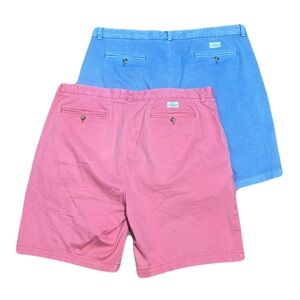 Vineyard Vines Bundle of 2 Breaker Shorts in Blue & Pink, size 38